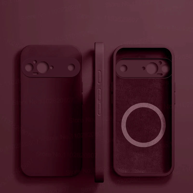Luxury Liquid Silicone MagSafe Case for Google Pixel