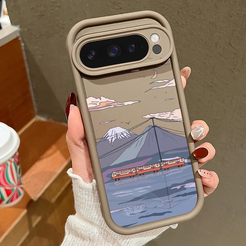 Landscape Pattern Soft TPU Case for Google Pixel