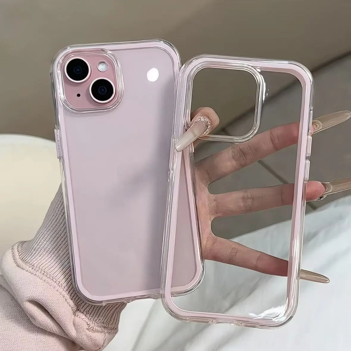 Clear Bumper Case for iPhone