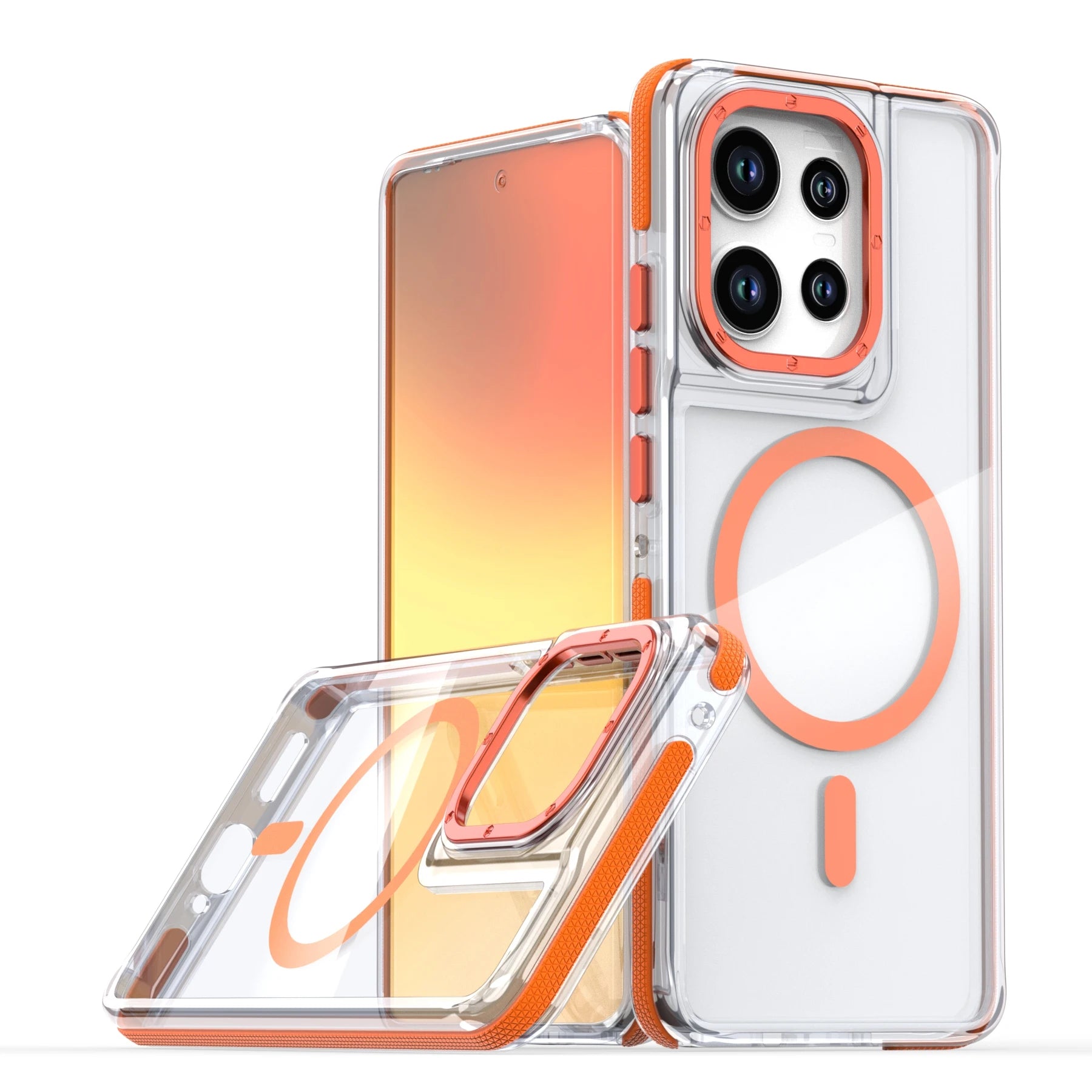 Magnetic Clear Case for Motorola Edge & Moto G Series
