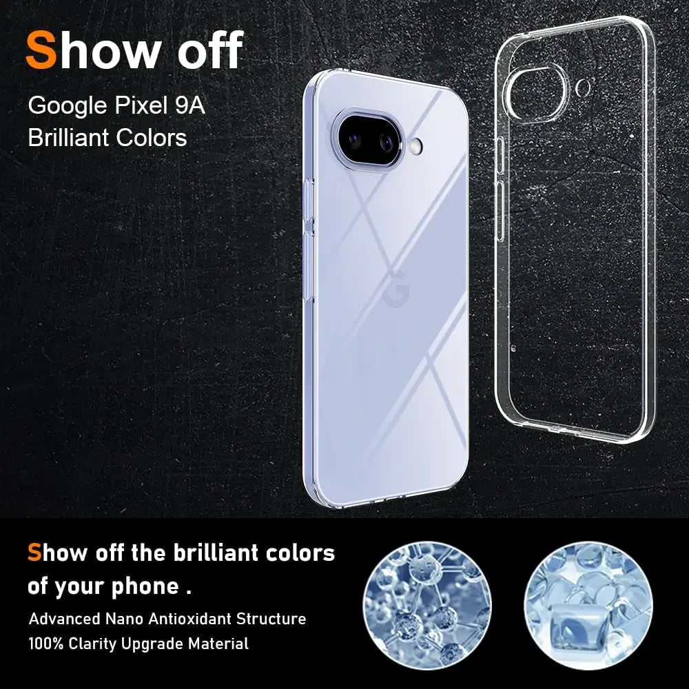 Clear Silicone Case for Google Pixel — Ultra-Thin Transparent Soft Cover