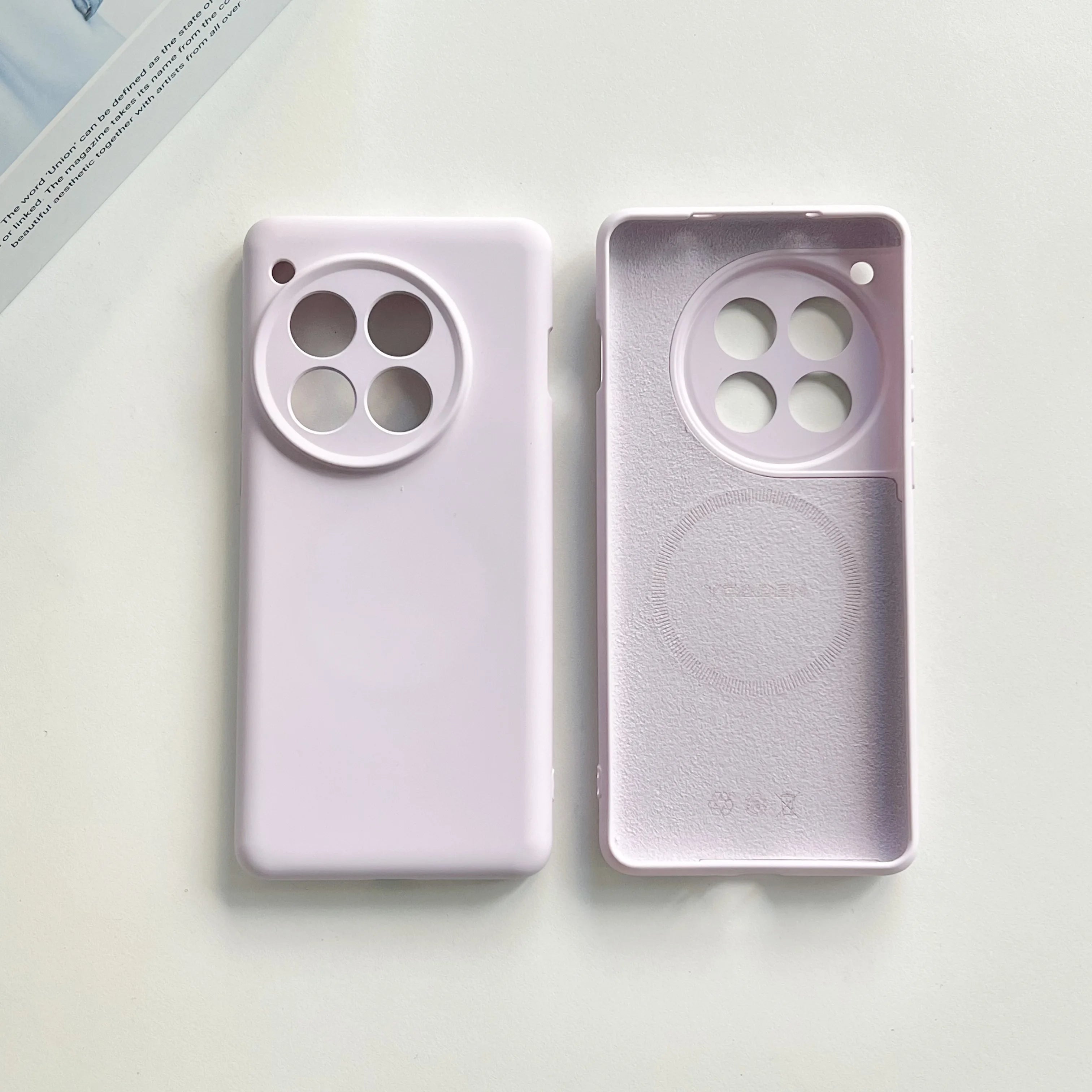 MagSafe Liquid Silicone Case for OnePlus 15 / 13 / 12 / Ace 6 / Ace 5 Pro – Camera Protection Cover