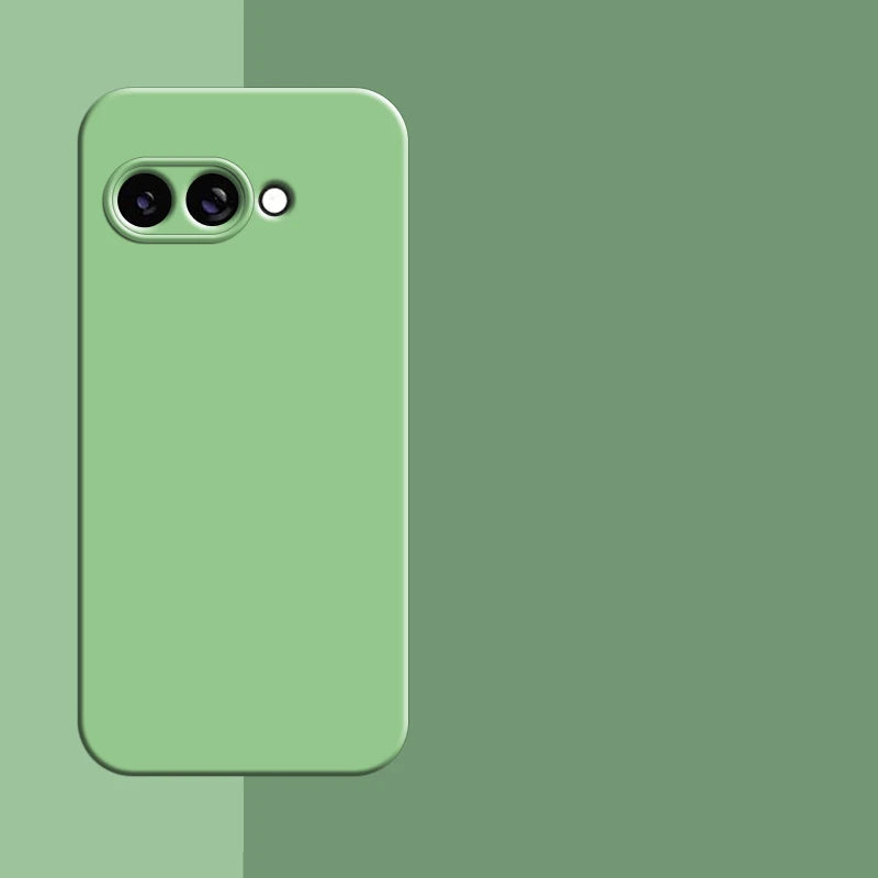 Liquid Silicone Case for Google Pixel 9A — Shockproof Soft Rubber Cover