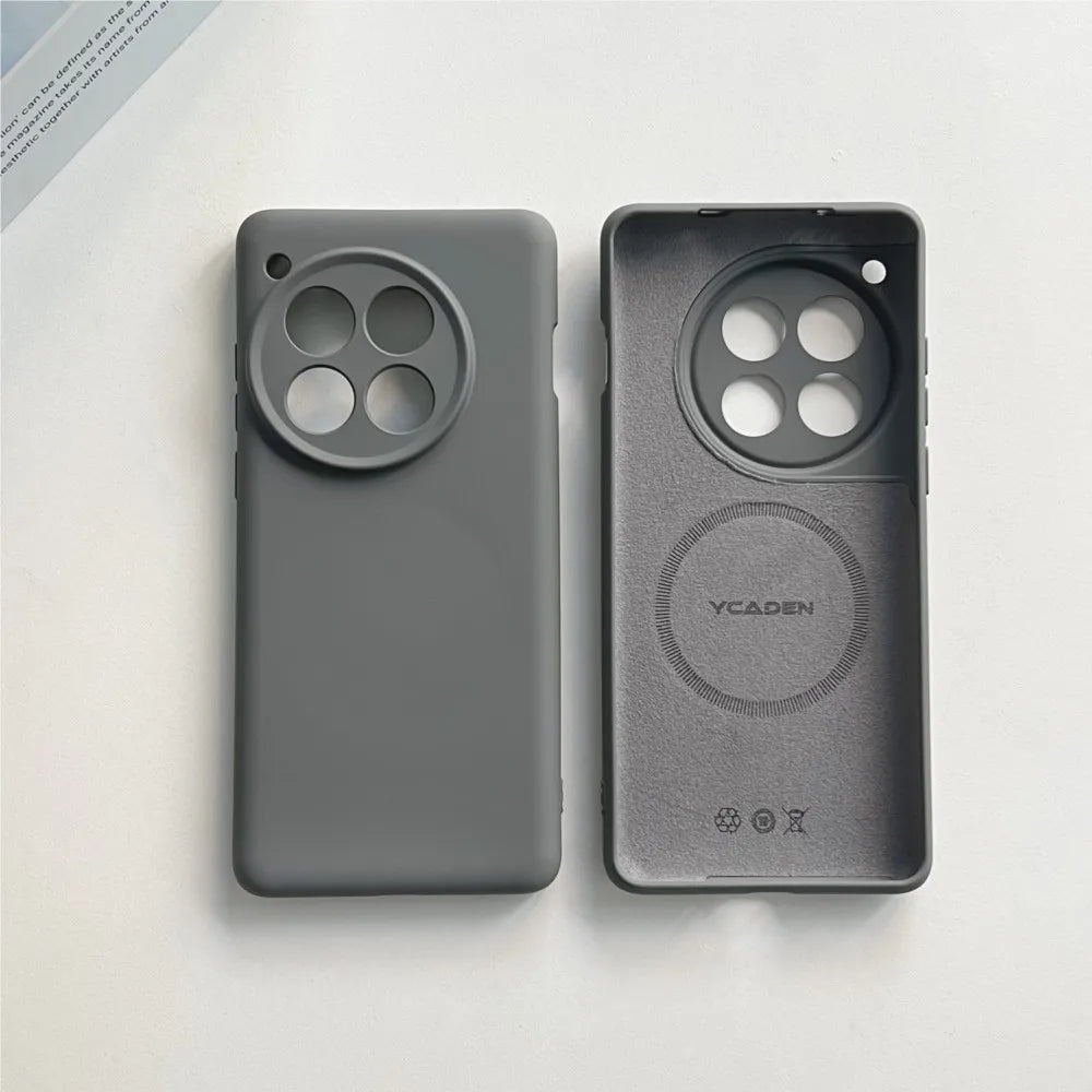 MagSafe Liquid Silicone Case for OnePlus 15 / 13 / 12 / Ace 6 / Ace 5 Pro – Camera Protection Cover
