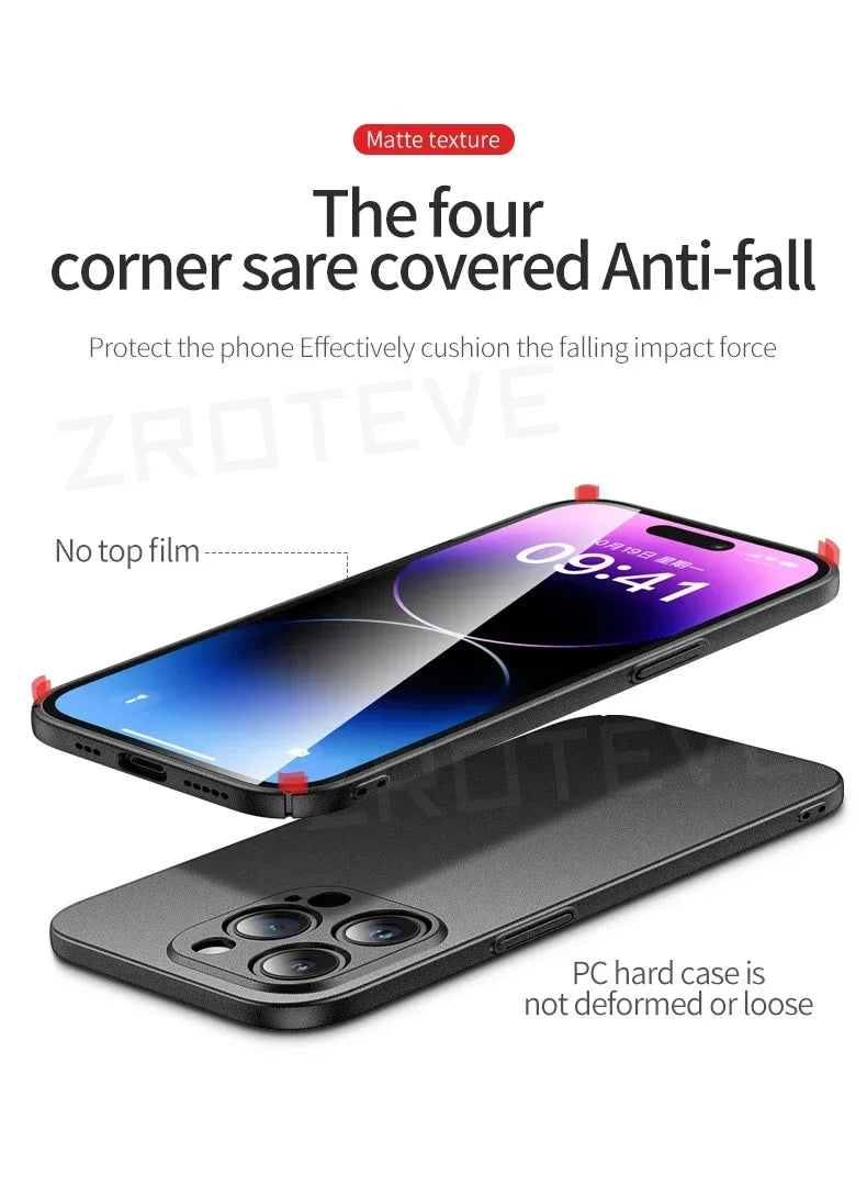 Ultra-Slim Matte Hard PC Case for Google Pixel 8–10 Series