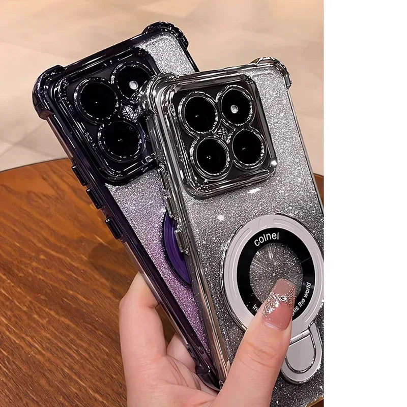 Motorola Magnetic Glitter Phone Case