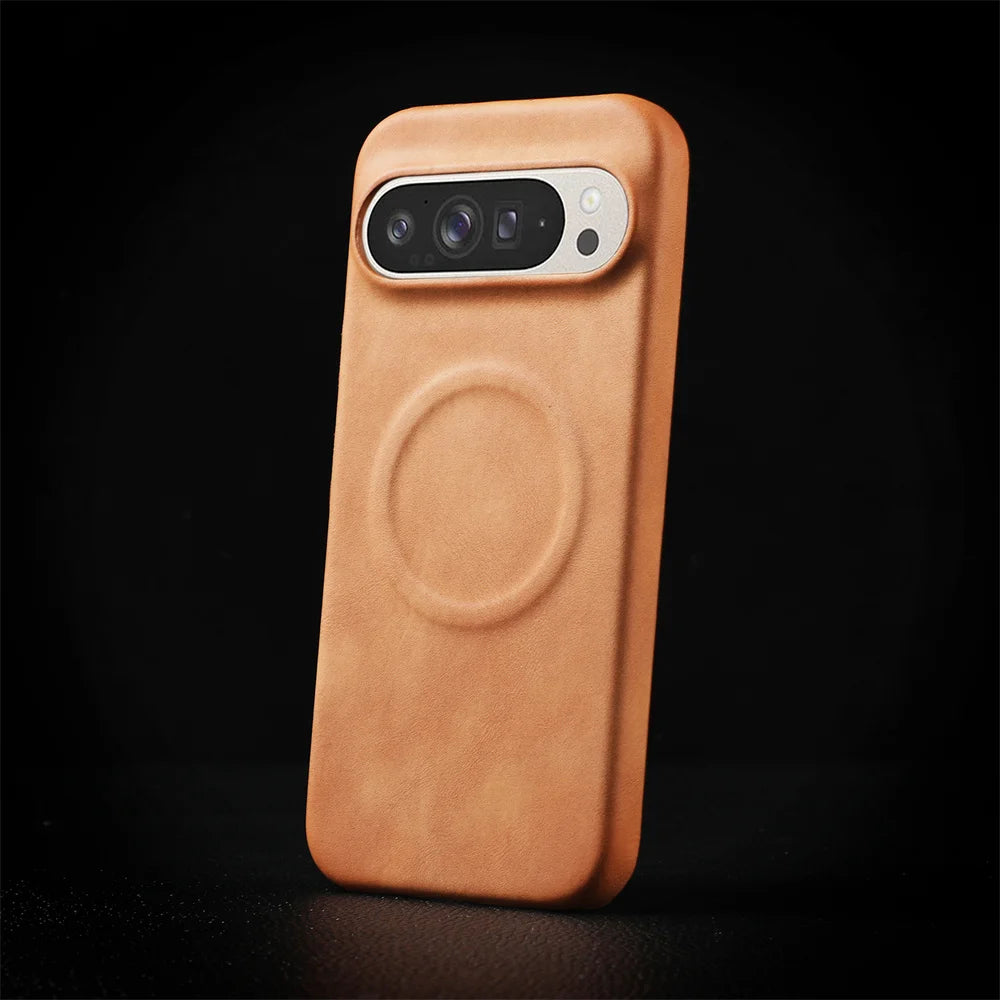 Luxury Sheepskin Leather MagSafe Case for Google Pixel 11 / 10 / 9 / 8 / 7 Series