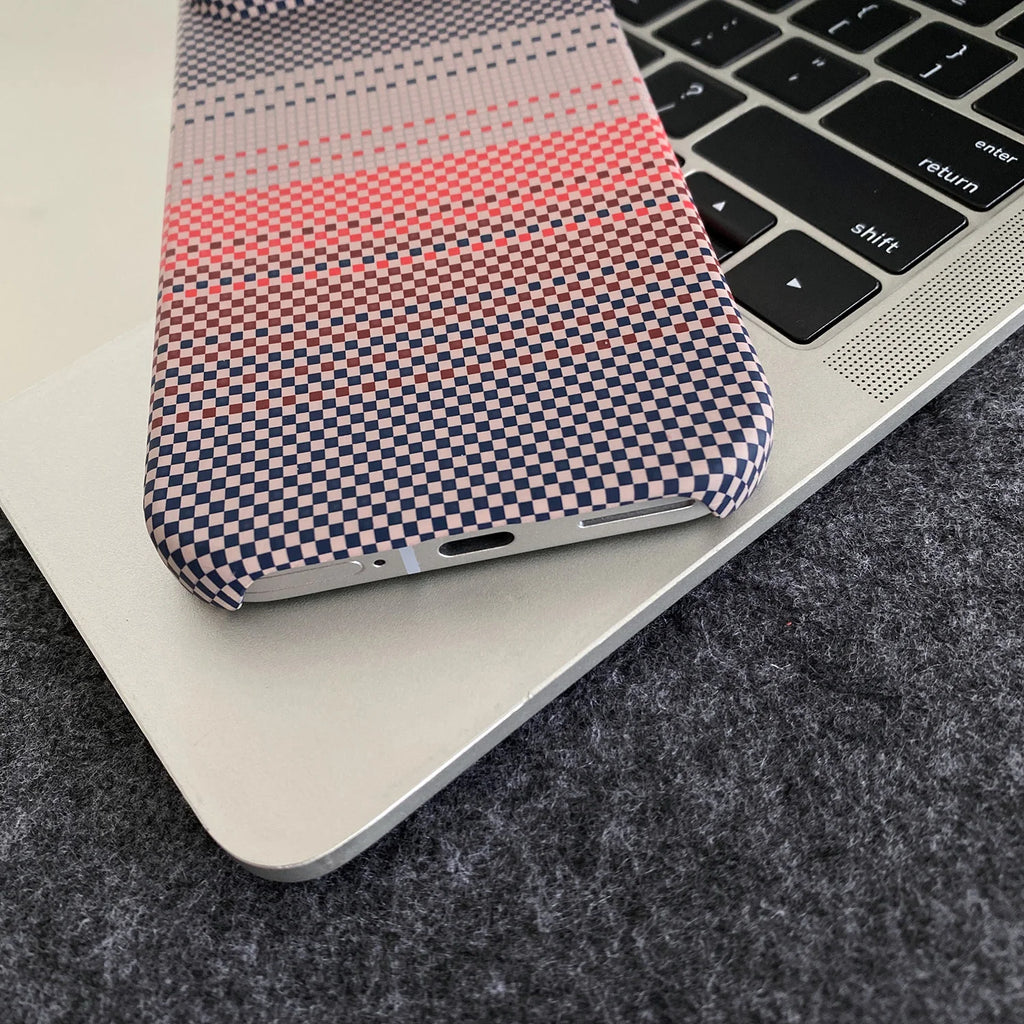 Carbon Fiber Kevlar Texture Case for Google Pixel — Hard PC Bumper Cover