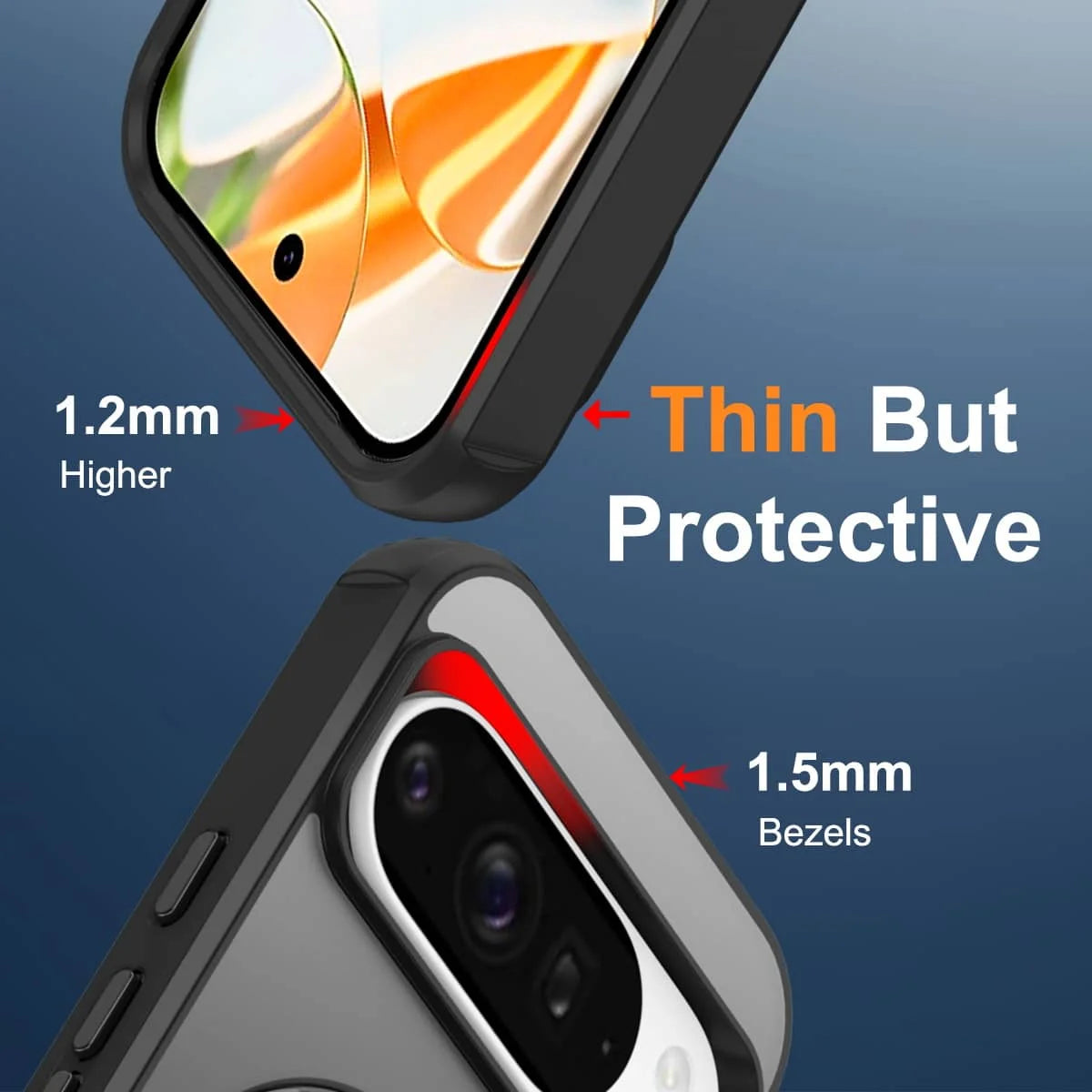 Magnetic Ring Stand Case for Google Pixel — Shockproof Drop Protection Cover