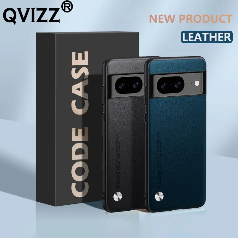 Carbon Fiber Leather & Silicone Case for Google Pixel