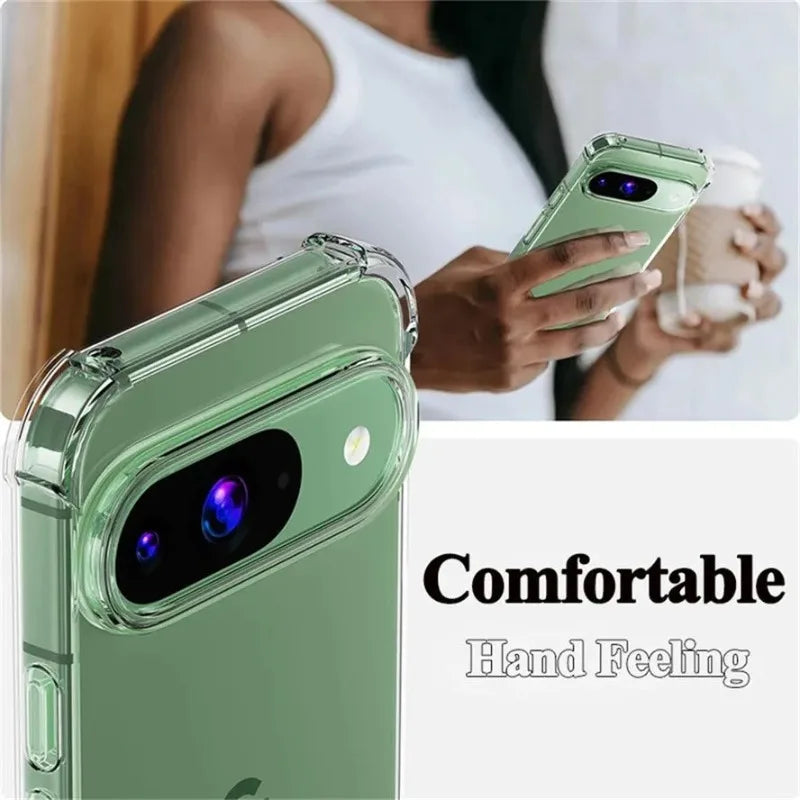 Clear Shockproof Bumper Case for Google Pixel