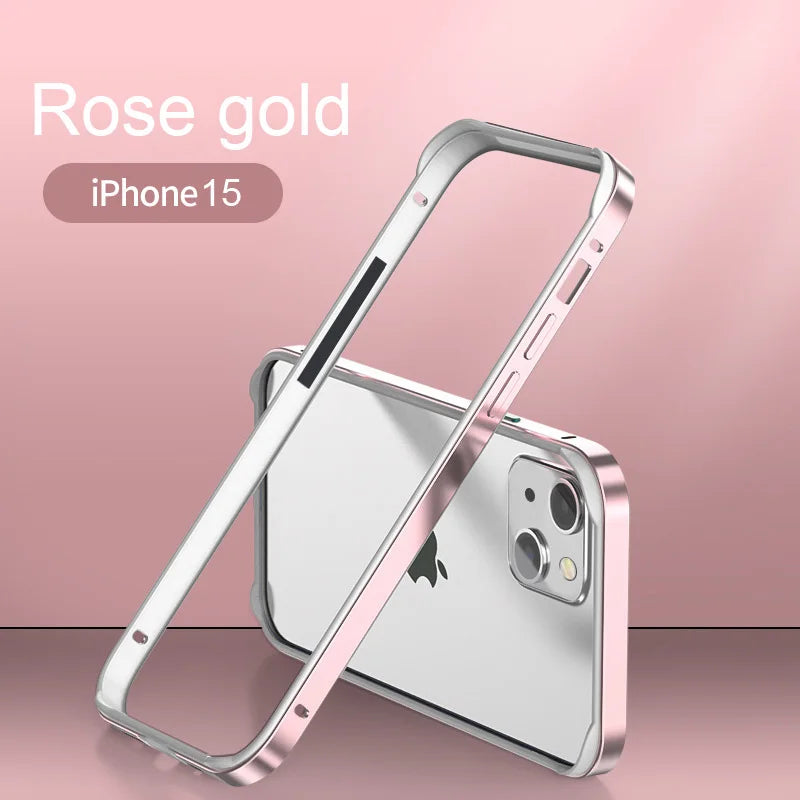 iPhone Aluminum Bumper Case – Hybrid Metal & Silicone Frame