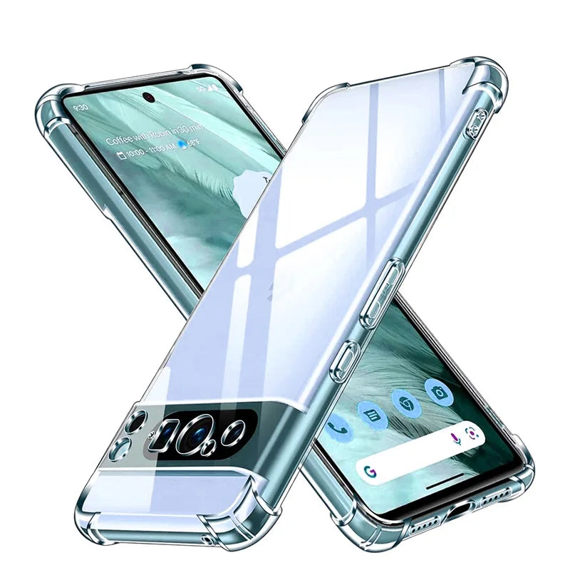 Transparent Silicone Airbag Bumper Case for Google Pixel