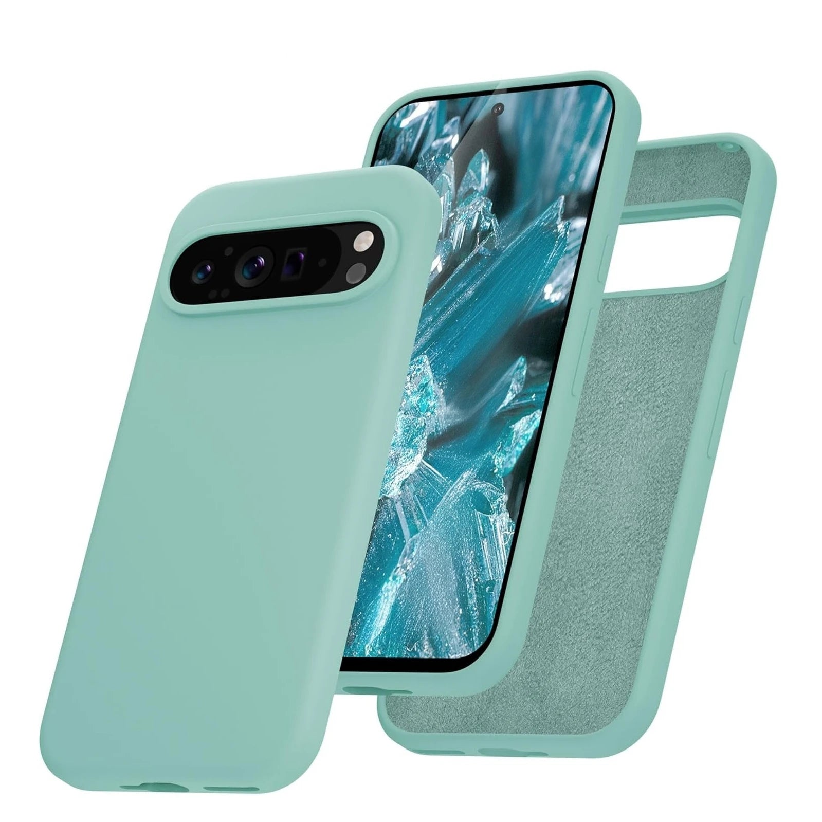 Liquid Silicone Soft TPU Case for Google Pixel 5–10 Pro XL