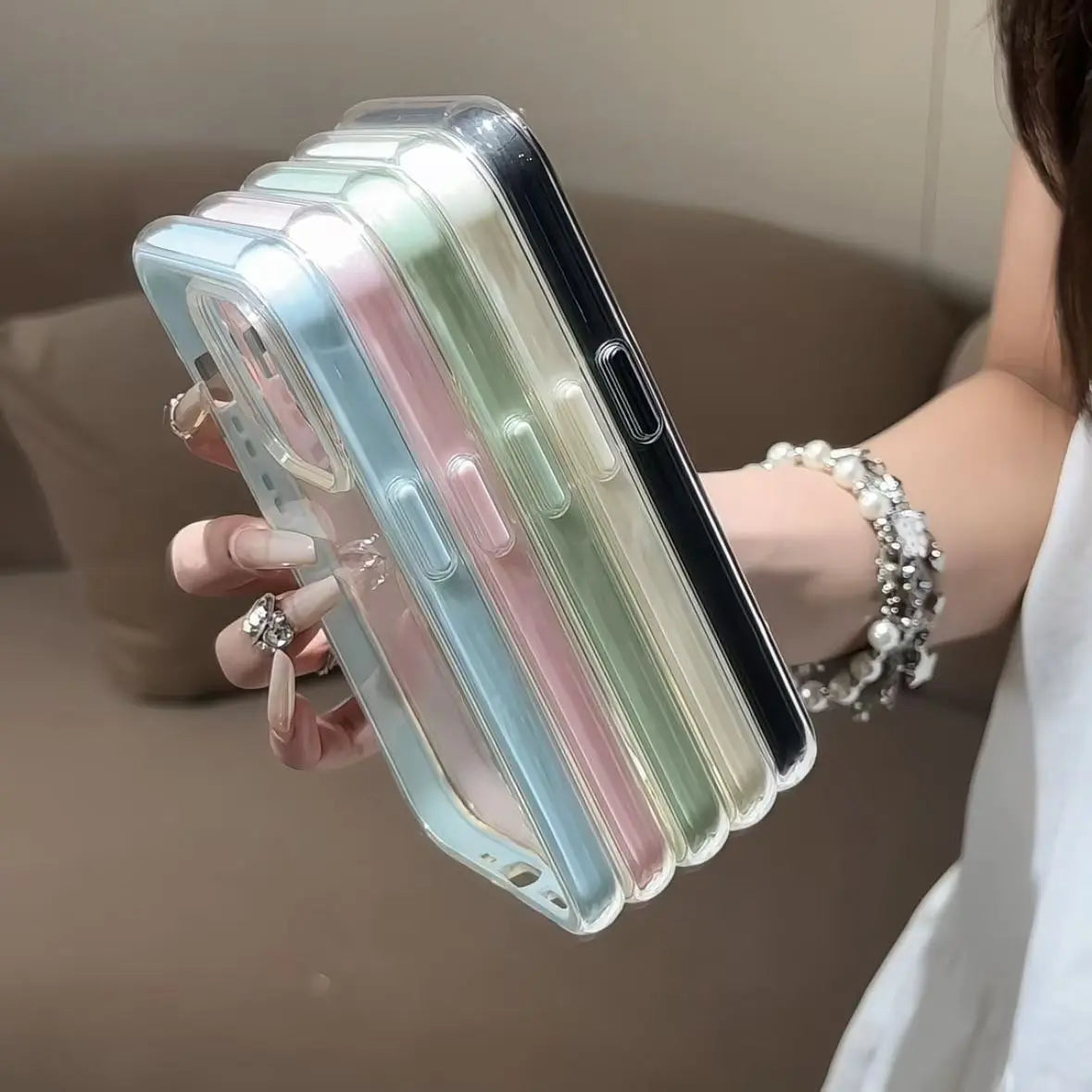 Clear Bumper Case for iPhone