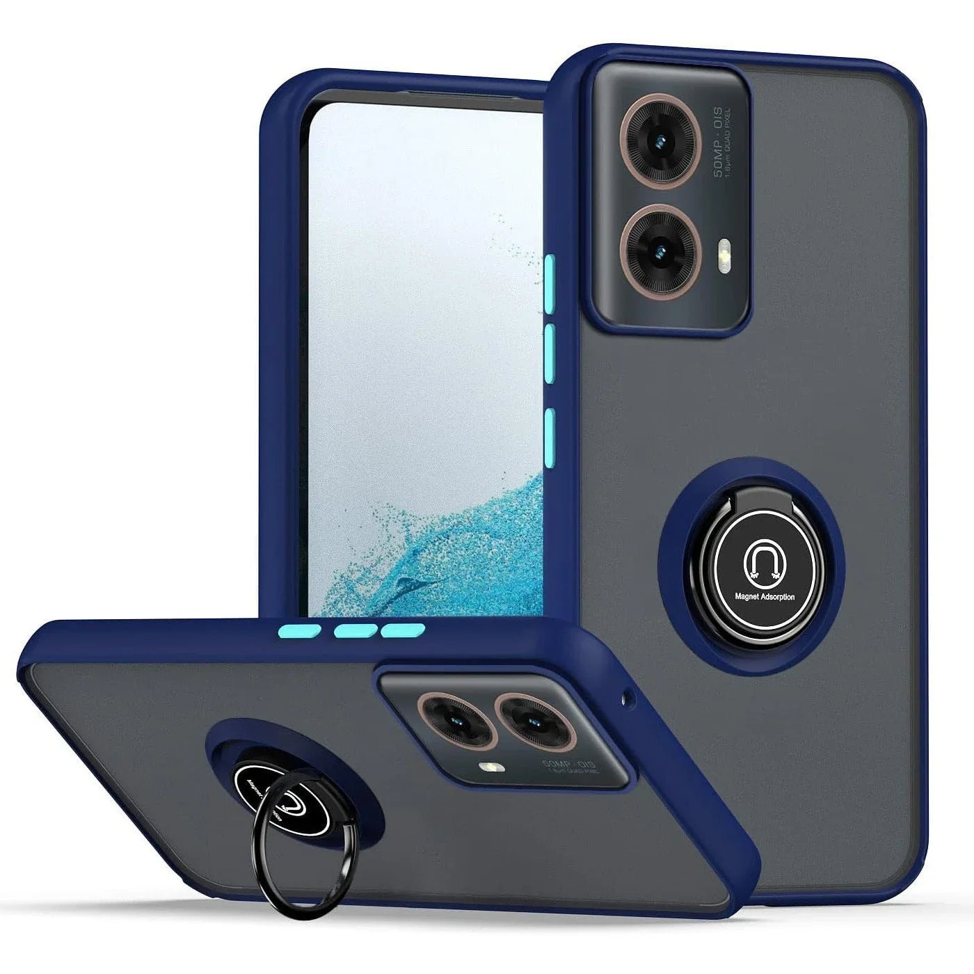 Motorola Moto Armor Matte Ring Case