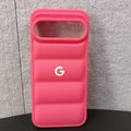 Liquid Silicone Down Jacket Case with Kickstand for Google Pixel