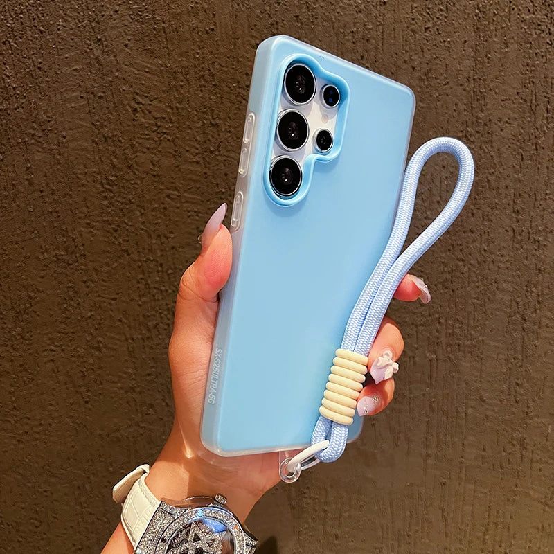 Samsung Galaxy Silicone Case with Lanyard