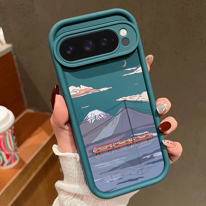Landscape Pattern Soft TPU Case for Google Pixel