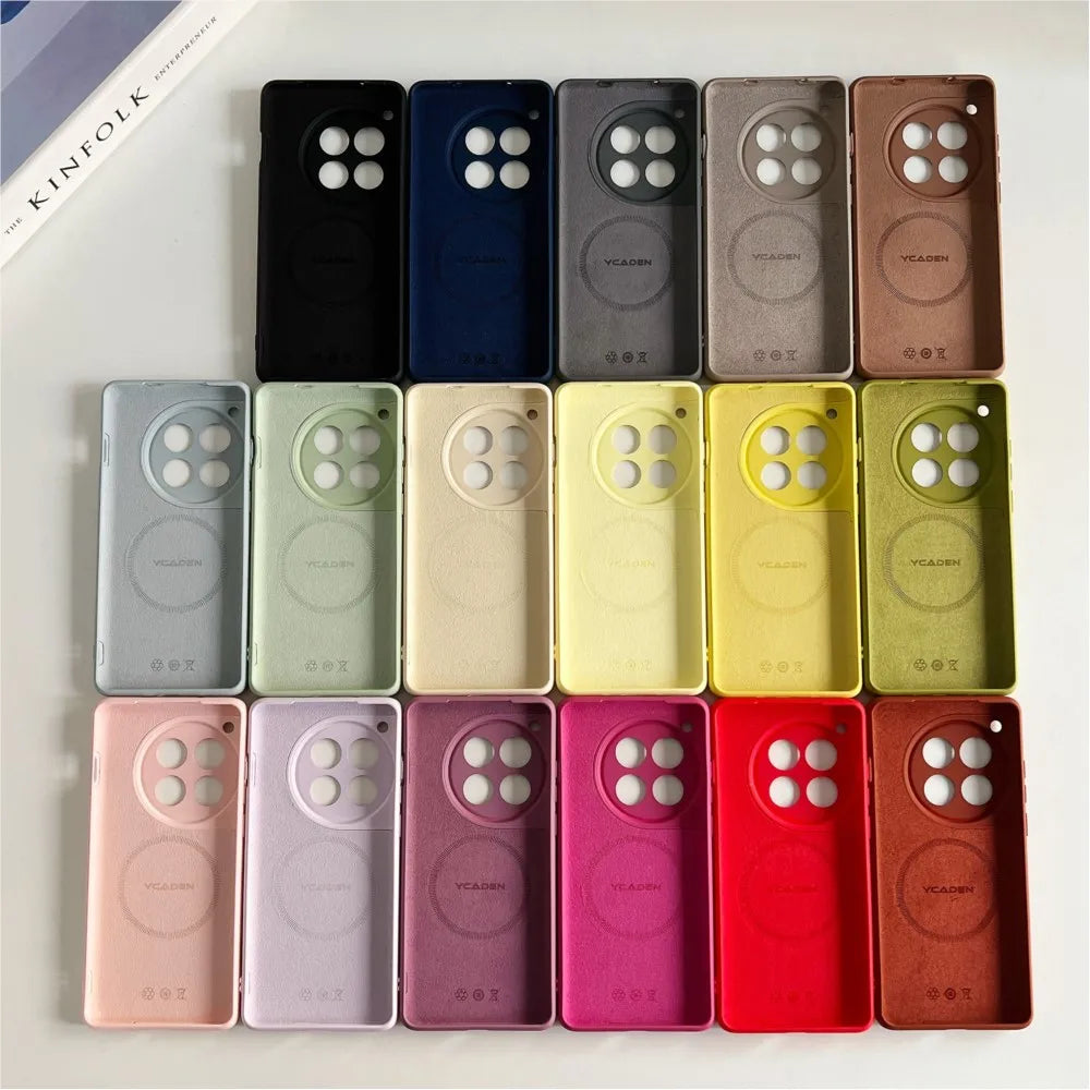 MagSafe Liquid Silicone Case for OnePlus 15 / 13 / 12 / Ace 6 / Ace 5 Pro – Camera Protection Cover