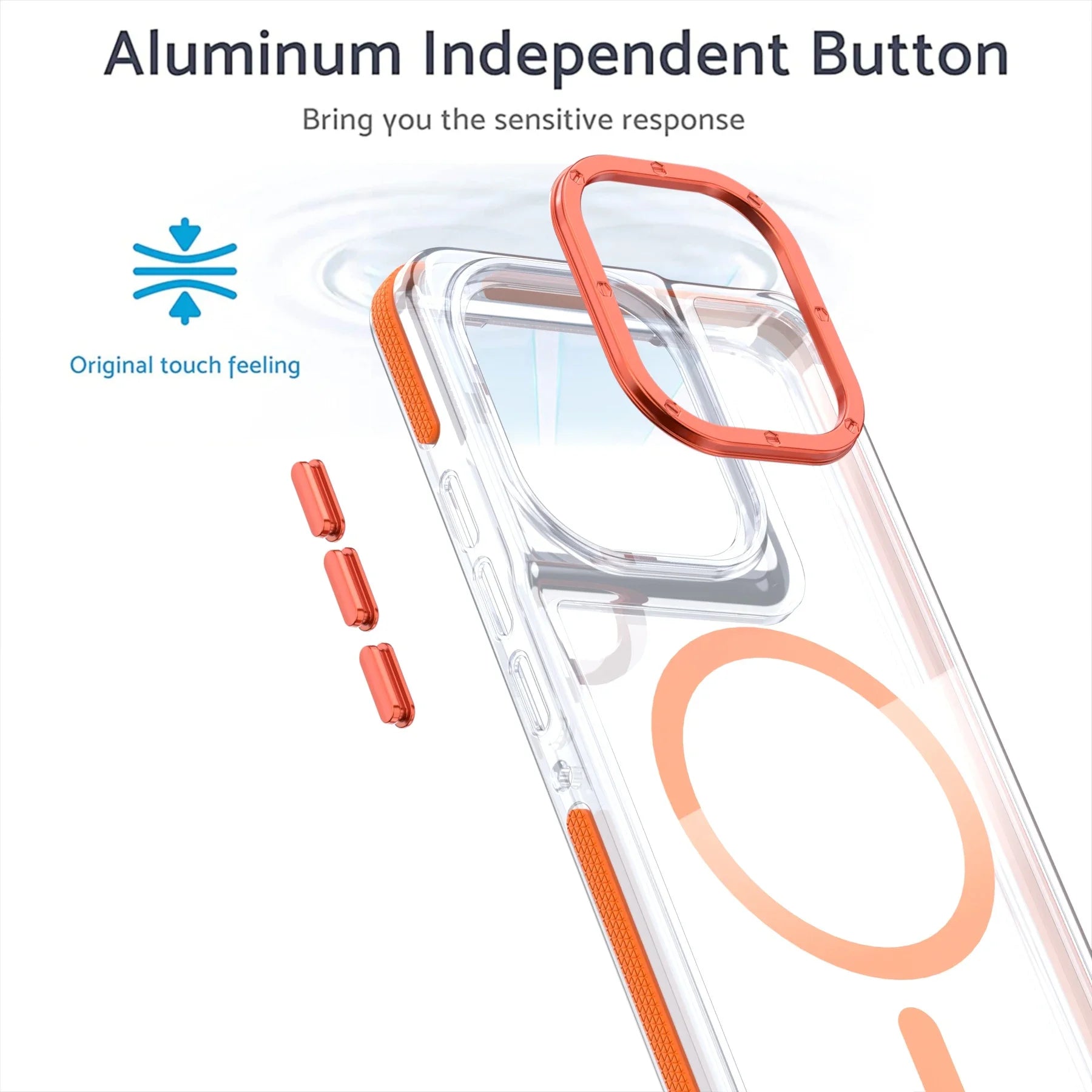 Magnetic Clear Case for Motorola Edge & Moto G Series