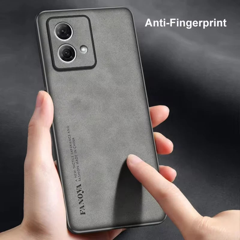 Motorola Moto G Series Leather Case – Retro Business Back Cover