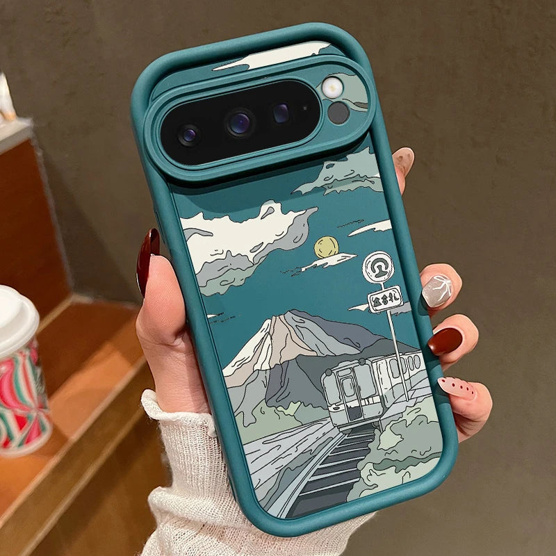 Landscape Pattern Soft TPU Case for Google Pixel