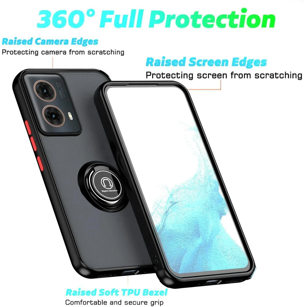 Motorola Moto Armor Matte Ring Case