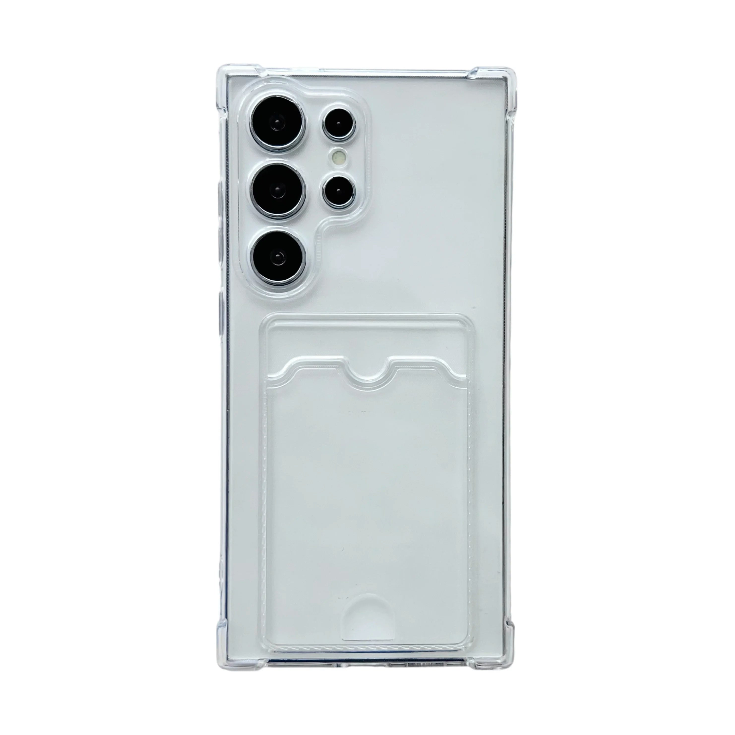 Clear Card Holder Case for Samsung Galaxy