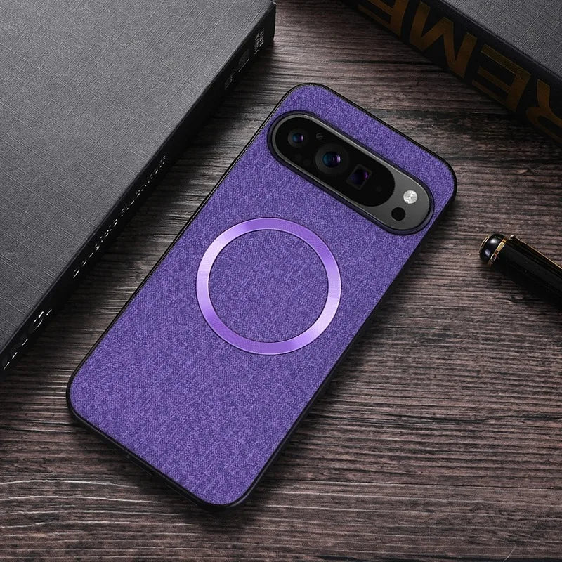 MagSafe Fabric Cloth Case for Google Pixel 6–10 Series
