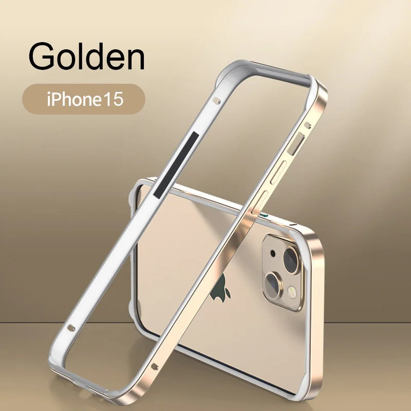 iPhone Aluminum Bumper Case – Hybrid Metal & Silicone Frame