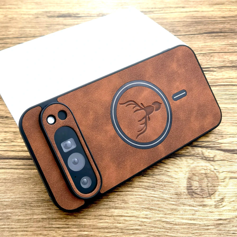 Luxury Faux Leather Phone Case for Google Pixel