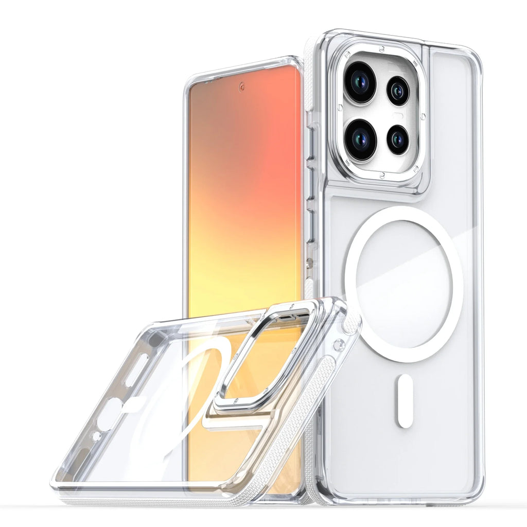 Magnetic Clear Case for Motorola Edge & Moto G Series