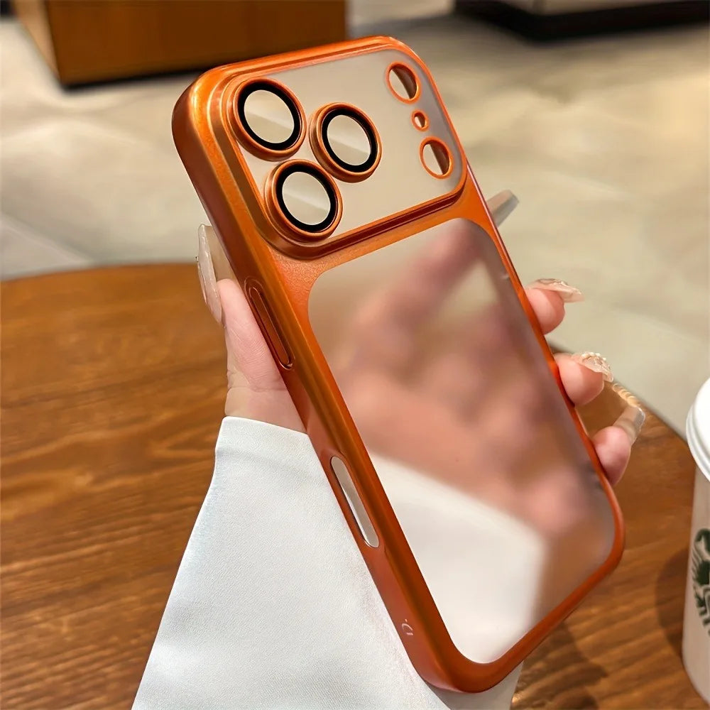 Matte Plated Hard PC Case for iPhone