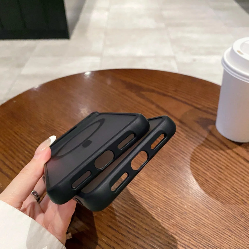 Matte Translucent MagSafe Armor Case for Google Pixel 6–11 Series