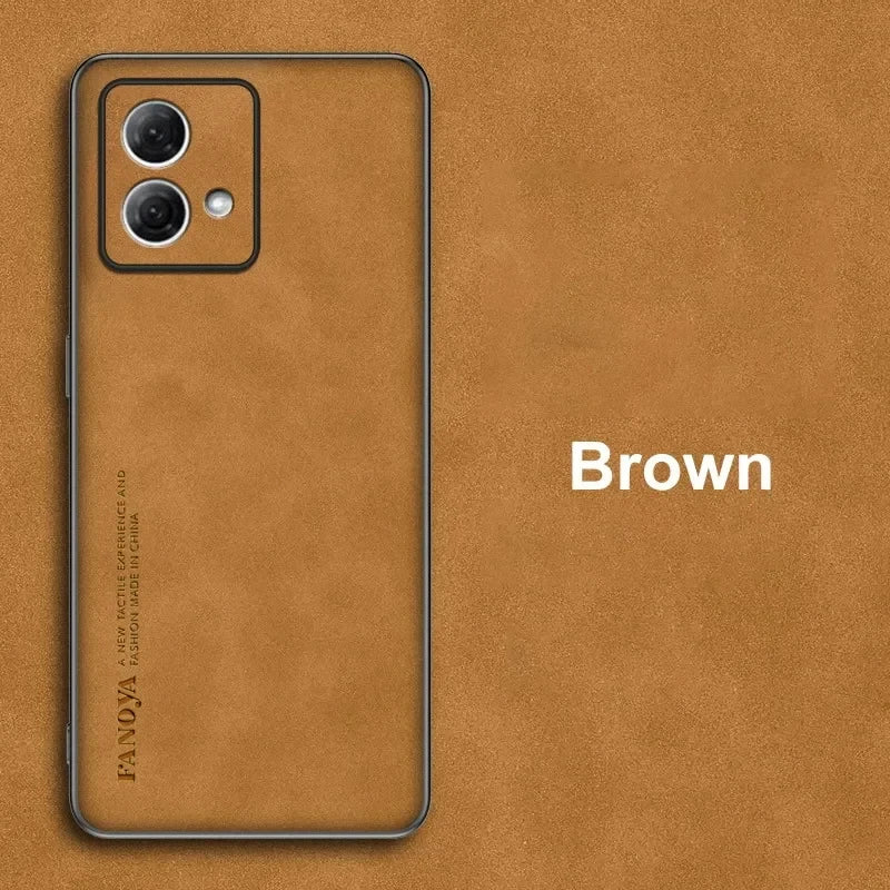 Motorola Moto G Series Leather Case – Retro Business Back Cover