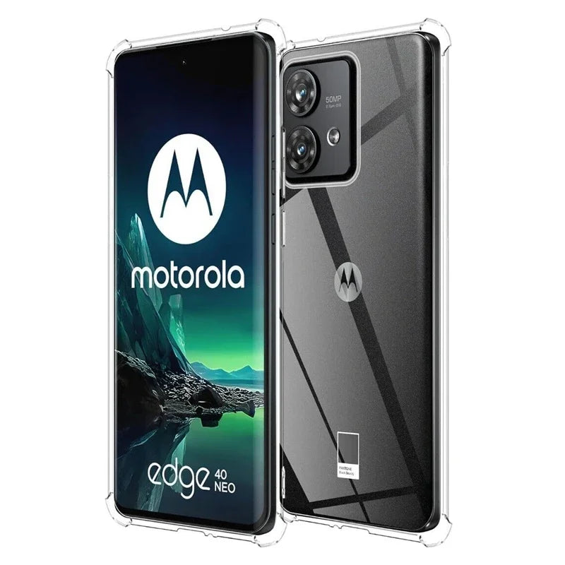Motorola Edge Case – Gradient TPU Silicone Cover