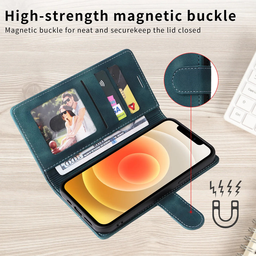 Samsung Galaxy PU Leather Flip Wallet Case
