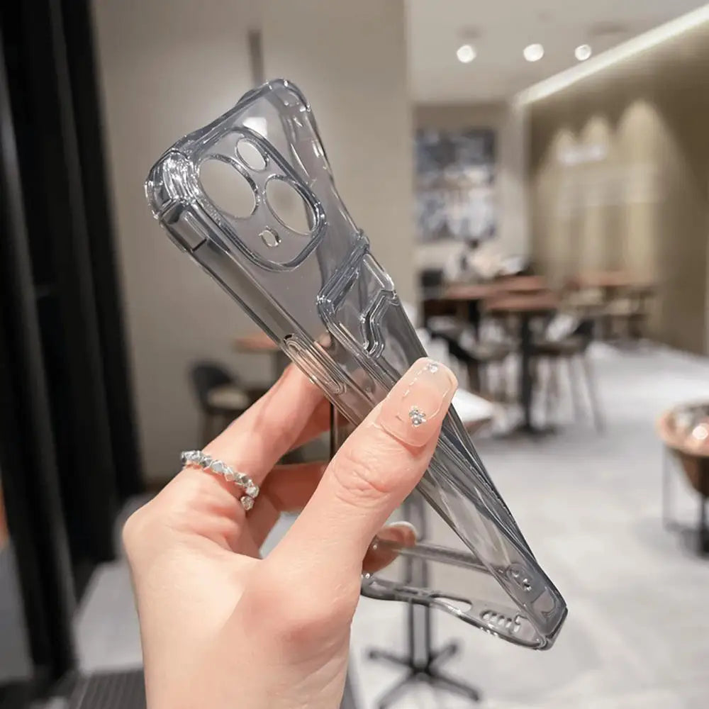 Clear Card Holder Case — iPhone 11–17 Series