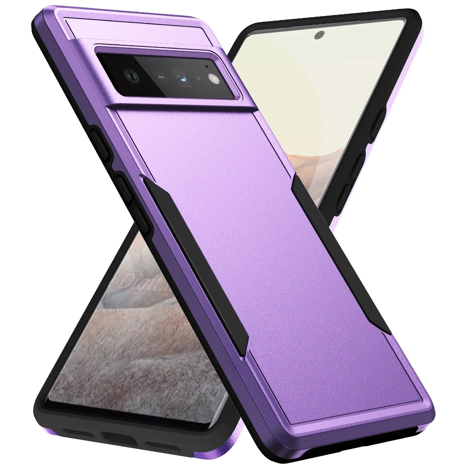 Heavy Duty Rugged Armor Case for Google Pixel 8 / 7 / 6 Series