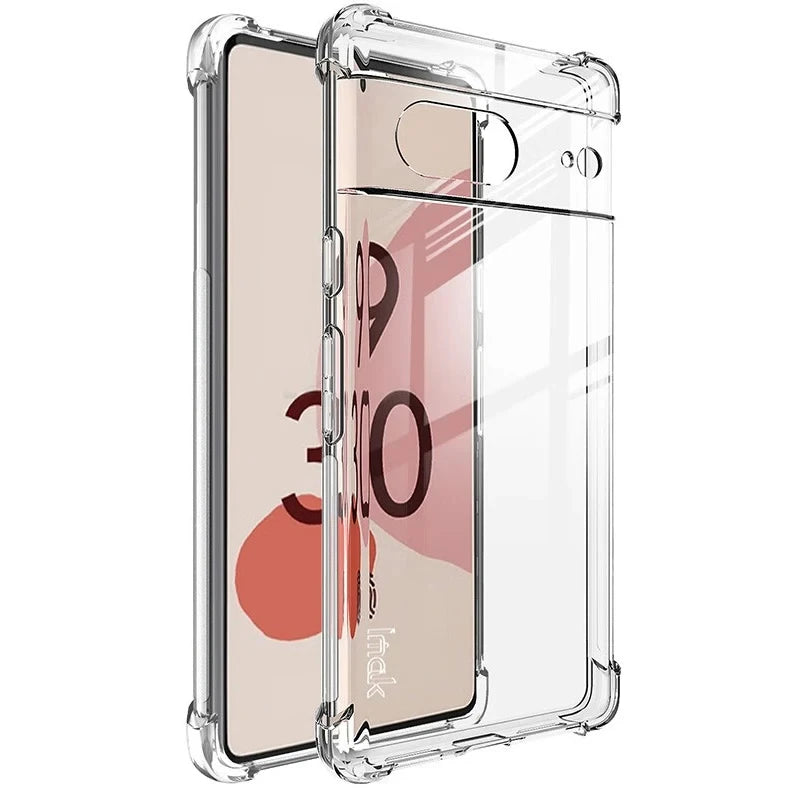 Ultra-Thin Transparent Silicone Case for Google Pixel