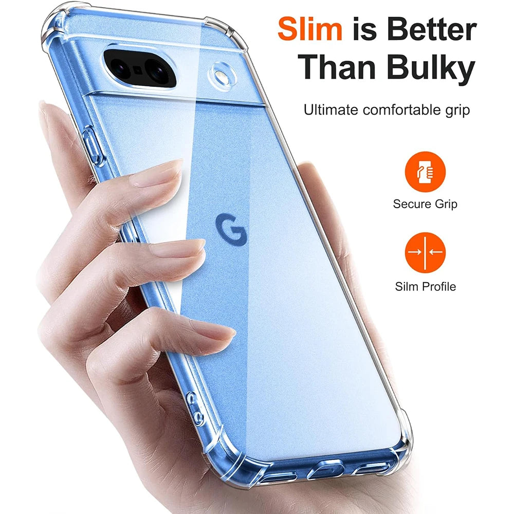 Clear Shockproof Case for Google Pixel 9 / 8 / 7 / 6 Series