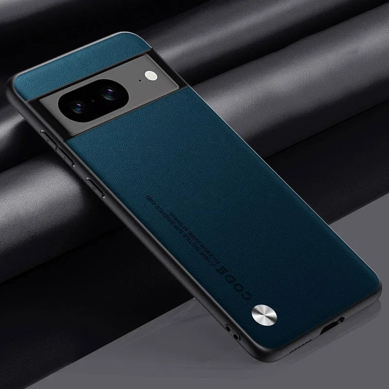 Carbon Fiber Leather & Silicone Case for Google Pixel