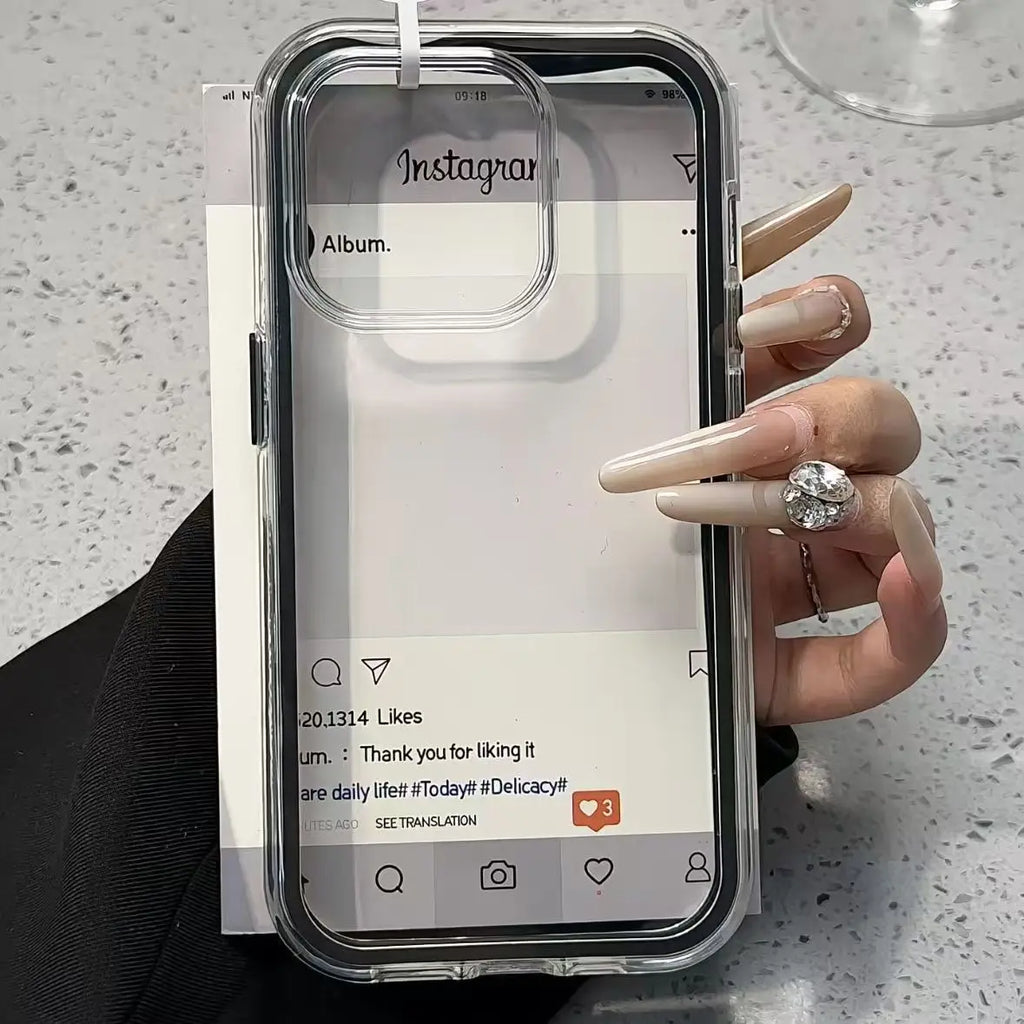 Clear Bumper Case for iPhone