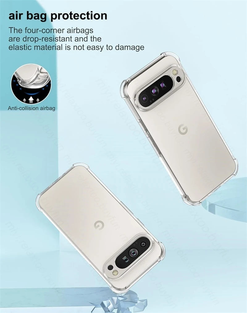 Clear Slim TPU Case for Google Pixel 9 & 10 Series