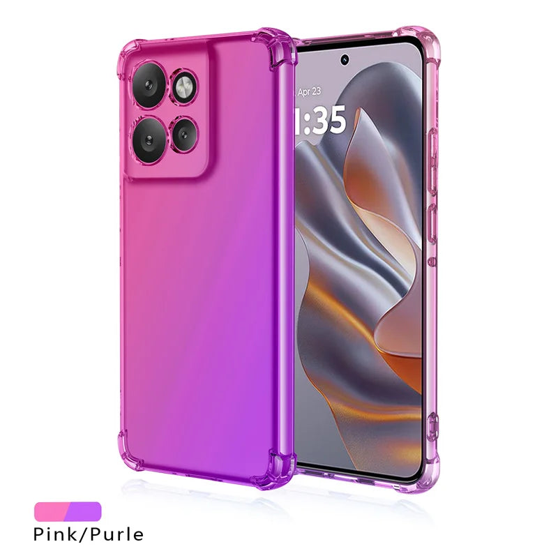Motorola Edge Case – Gradient TPU Silicone Cover