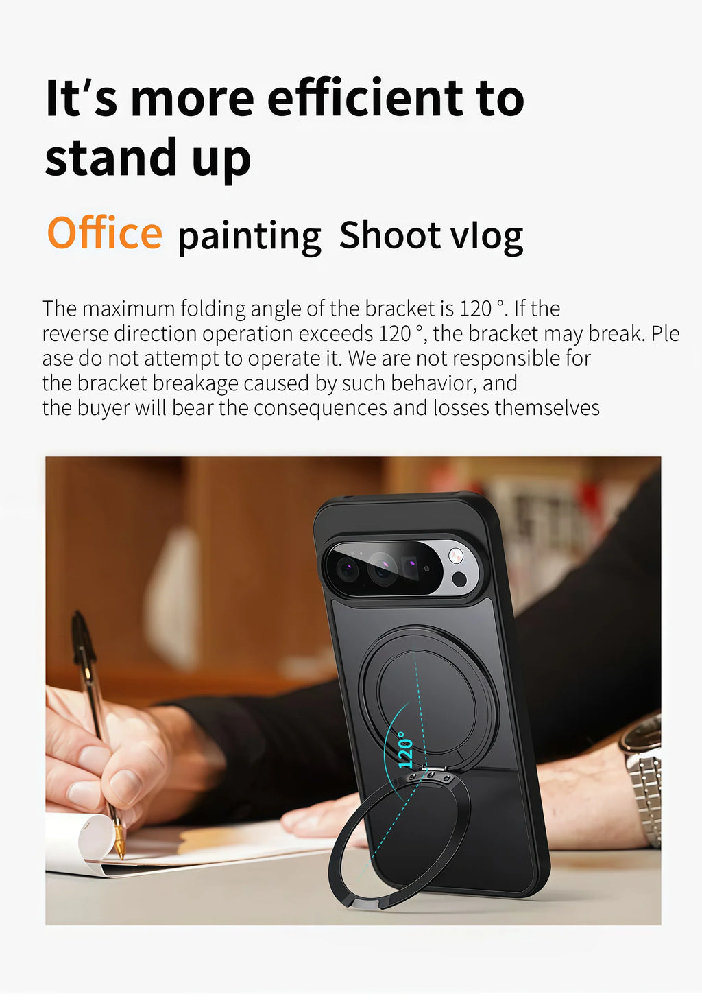 360° Rotating Stand Case for Google Pixel
