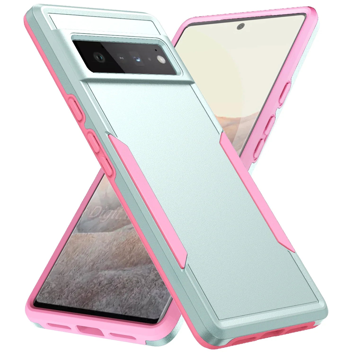 Heavy Duty Rugged Armor Case for Google Pixel 8 / 7 / 6 Series