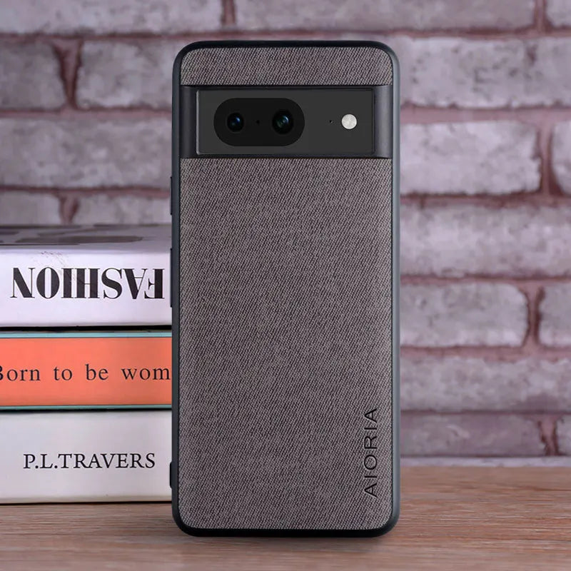 Luxury Textile Leather Case for Google Pixel