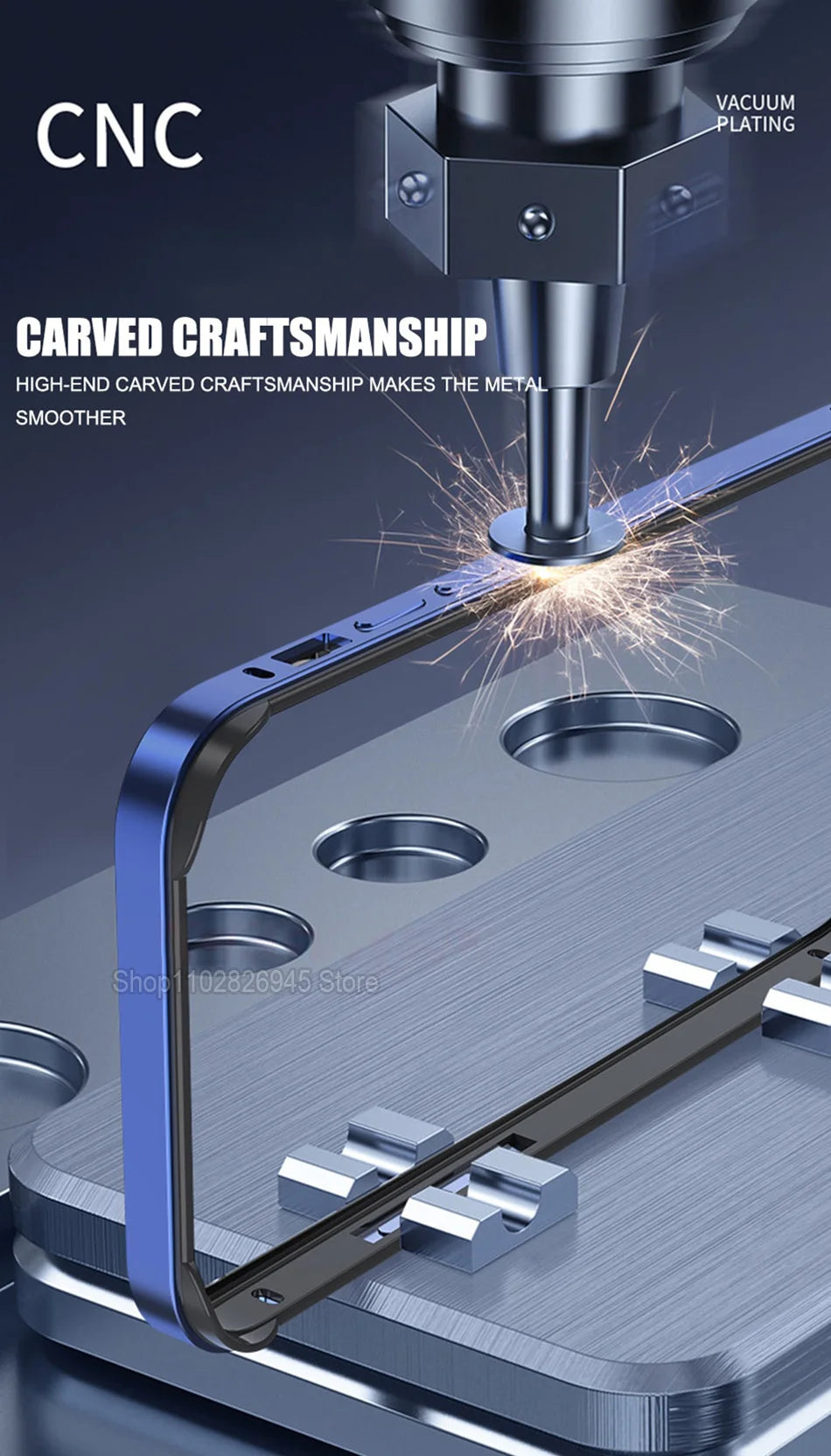 iPhone Aluminum Bumper Case – Hybrid Metal & Silicone Frame